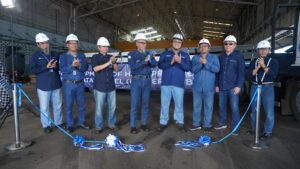 PT KS Kirim Produk Pelat Baja Perdana Pasca Reaktivasi HSM 1