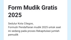 Baru Dibuka, Langsung Ditutup! Pendaftaran Mudik Gratis Cilegon Ludes dalam 2,5 Jam