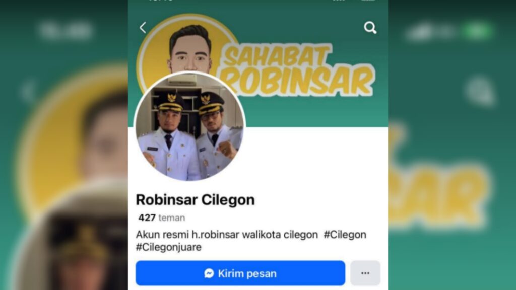 Ngaku-ngaku Robinsar, Akun Facebook Robinsar Cilegon Bikin Heboh Dunia Maya
