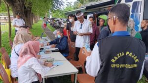 Samsat Cilegon Gelar Razia Sekaligus Layanan Bayar di Tempat