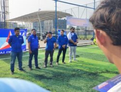 Demokrat Cilegon Meriahkan HUT ke-24 dengan Pertandingan Persahabatan Mini Soccer