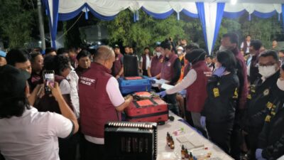 Bareskrim Musnahkan 2,1 Ton Narkoba di Cilegon, Nilainya Fantastis Capai Rp29 Triliun